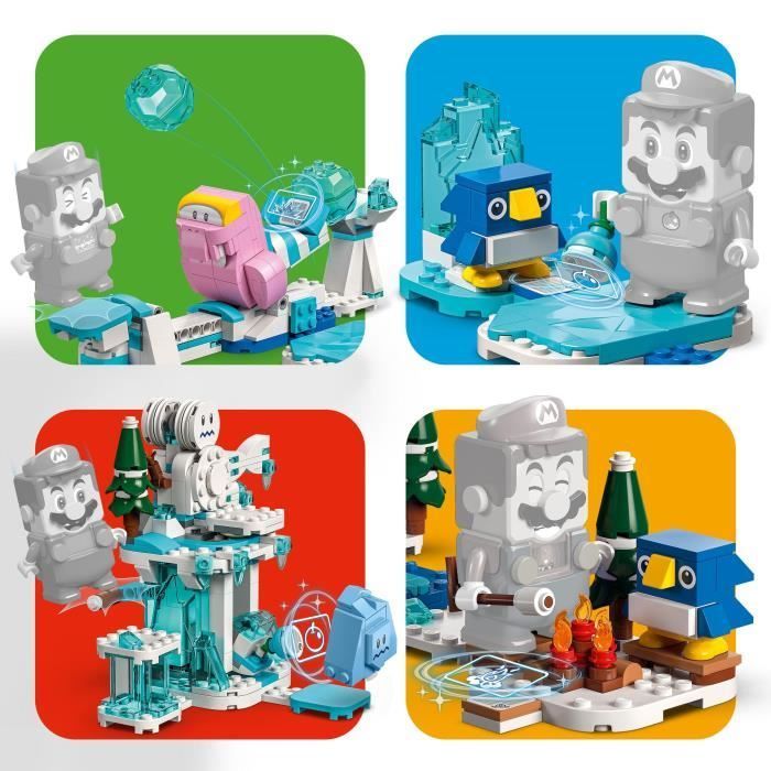 LEGO® Super Mario 71417 Ensemble d’Extension L'Aventure dans la Neige de Morsinet, Jouet