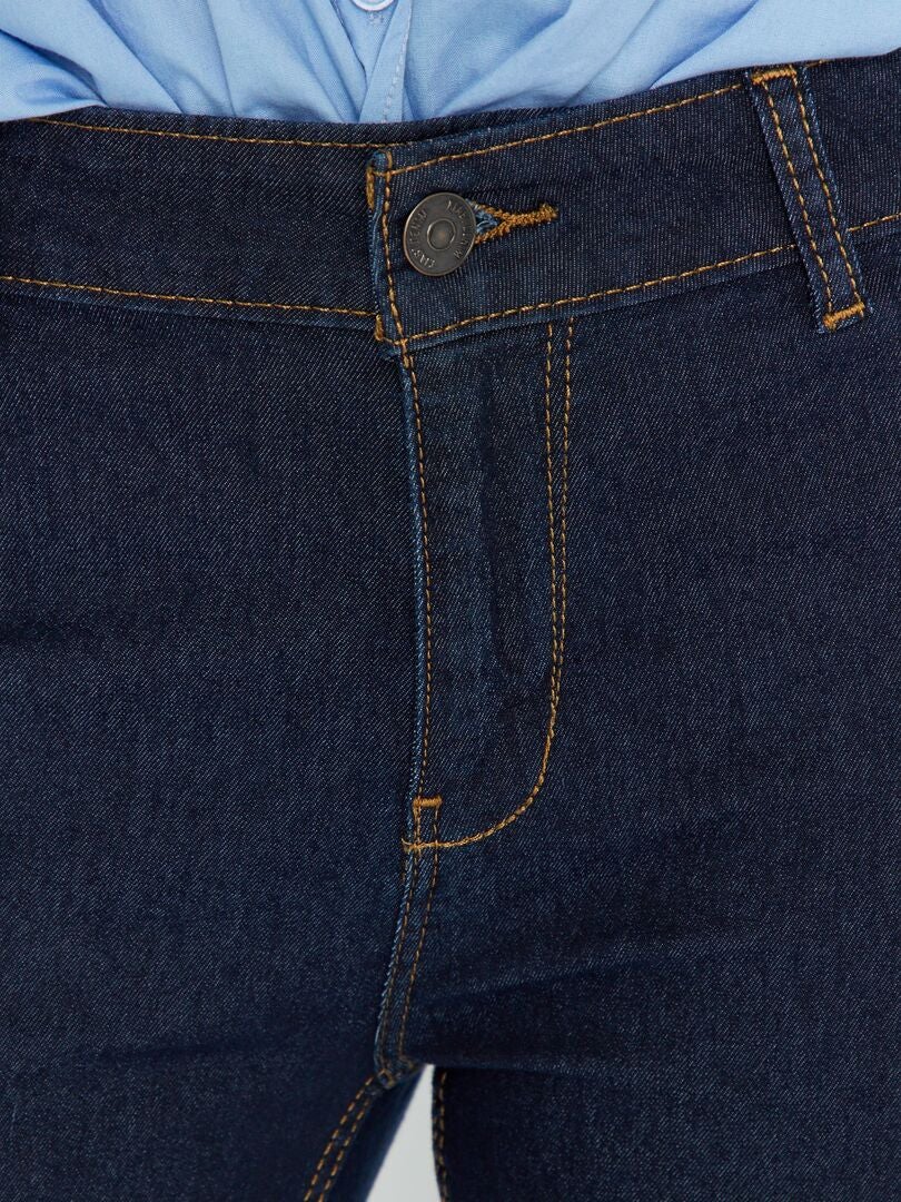 Calça jeans skinny / corte bem justo - AZUL