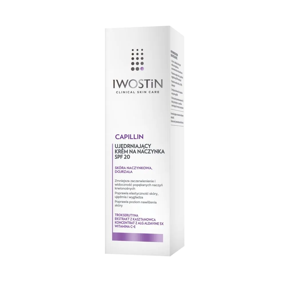 Iwostin Capillin Duo Ujędrniający krem na naczynka SPF 20