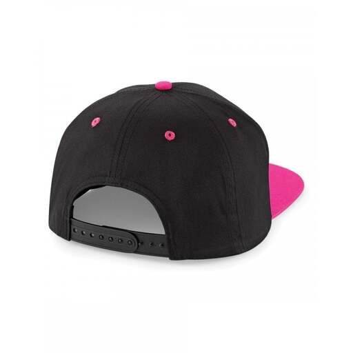 Beechfield Snapback Cap/Visor, 2 kleuren, 5 panelen (verpakking van 2)
