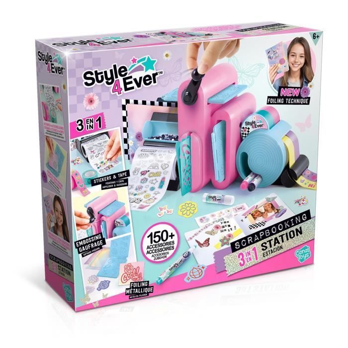 Estudio de scrapbooking 3 en 1 Style 4 Ever - Personaliza cuadernos y decoración Canal Toys Canal Toys