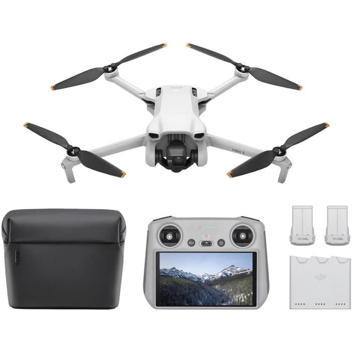 Drone - DJI - Mini 3 Fly More Combo - Con controller intelligente - Grigio