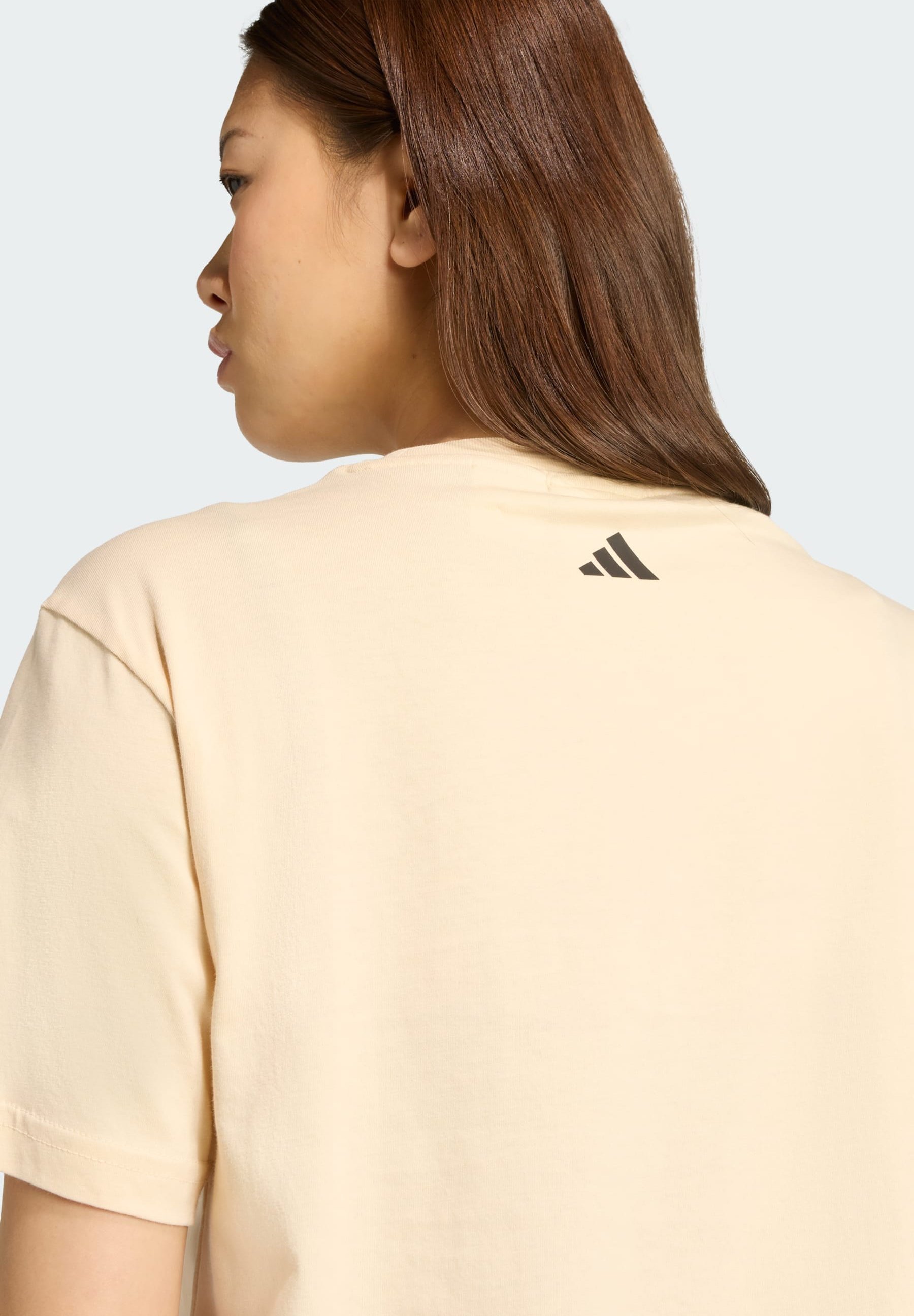 adidas Sportswear FARM GFX - T-shirt met print - zandlagen