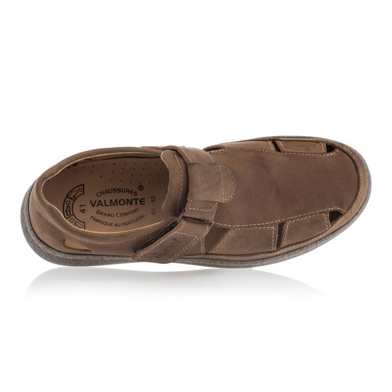  Sandalias marrones para hombre / Zapatos de punta abierta