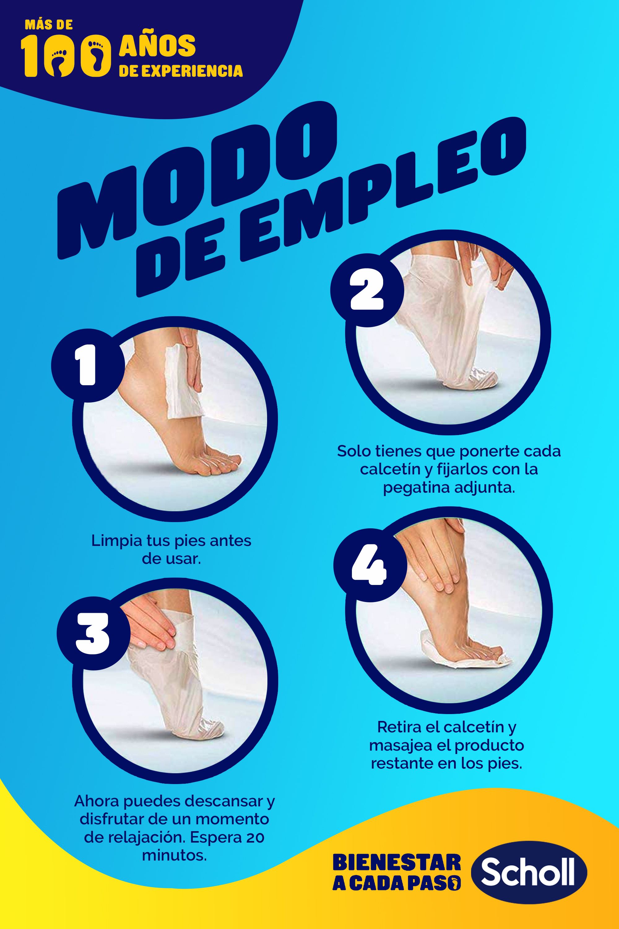 ExpertCare PediMask maska za stopala Njega nogu i stopala