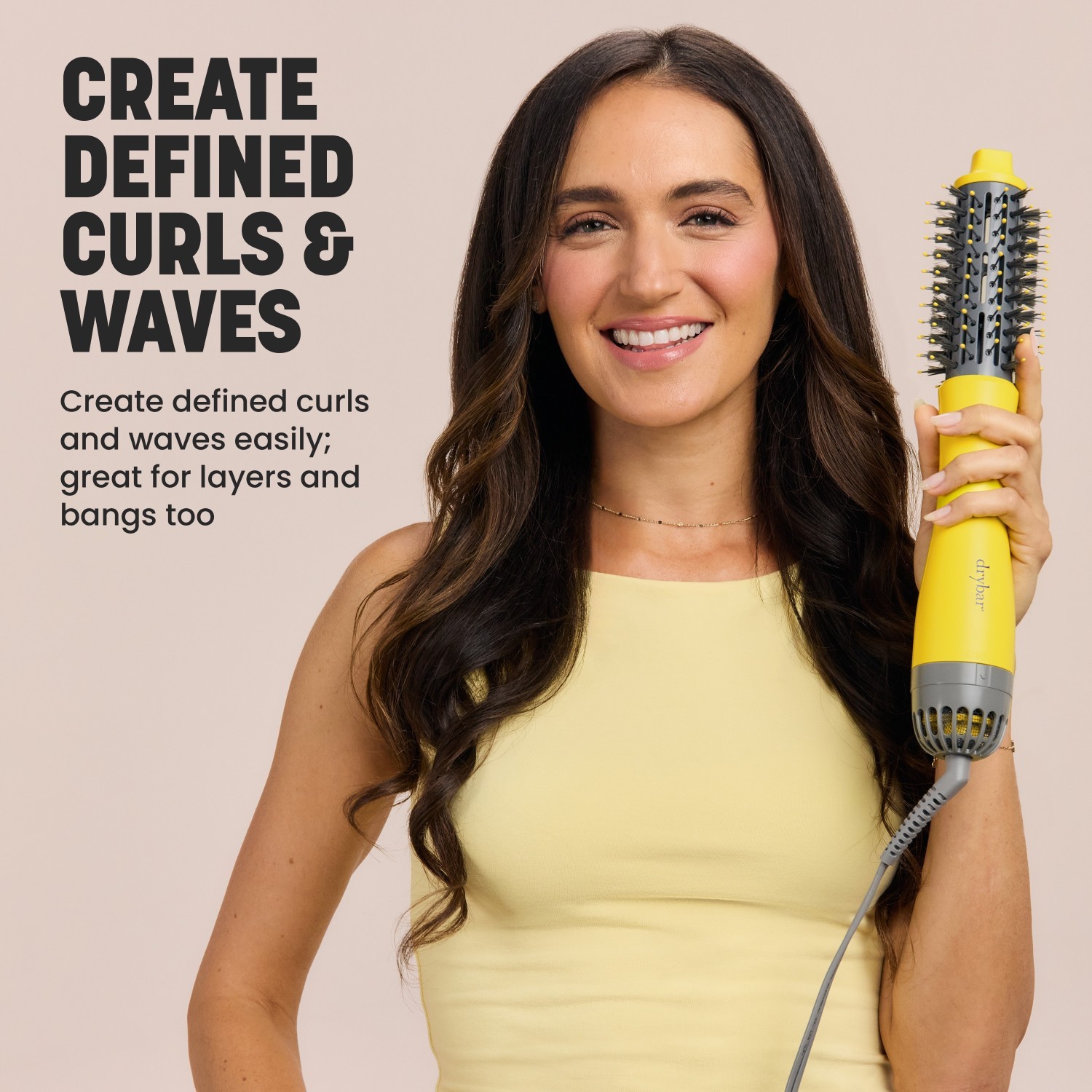 четка за фен за косу drybar, полуокругла четка за фен за косу – 1 комад