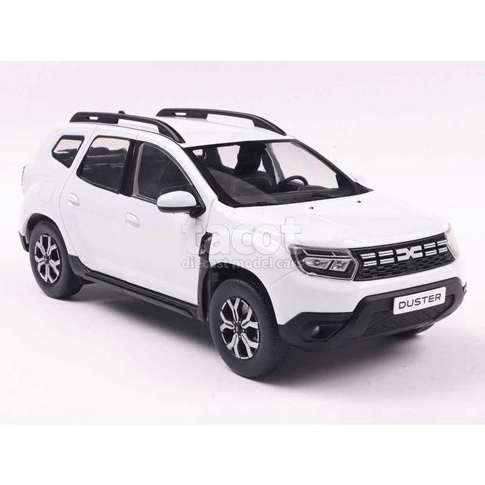 Miniatura colecionável de carro - SOLIDO - Dacia Duster 2024 - Escala 1/18 - Metal montado - Branco