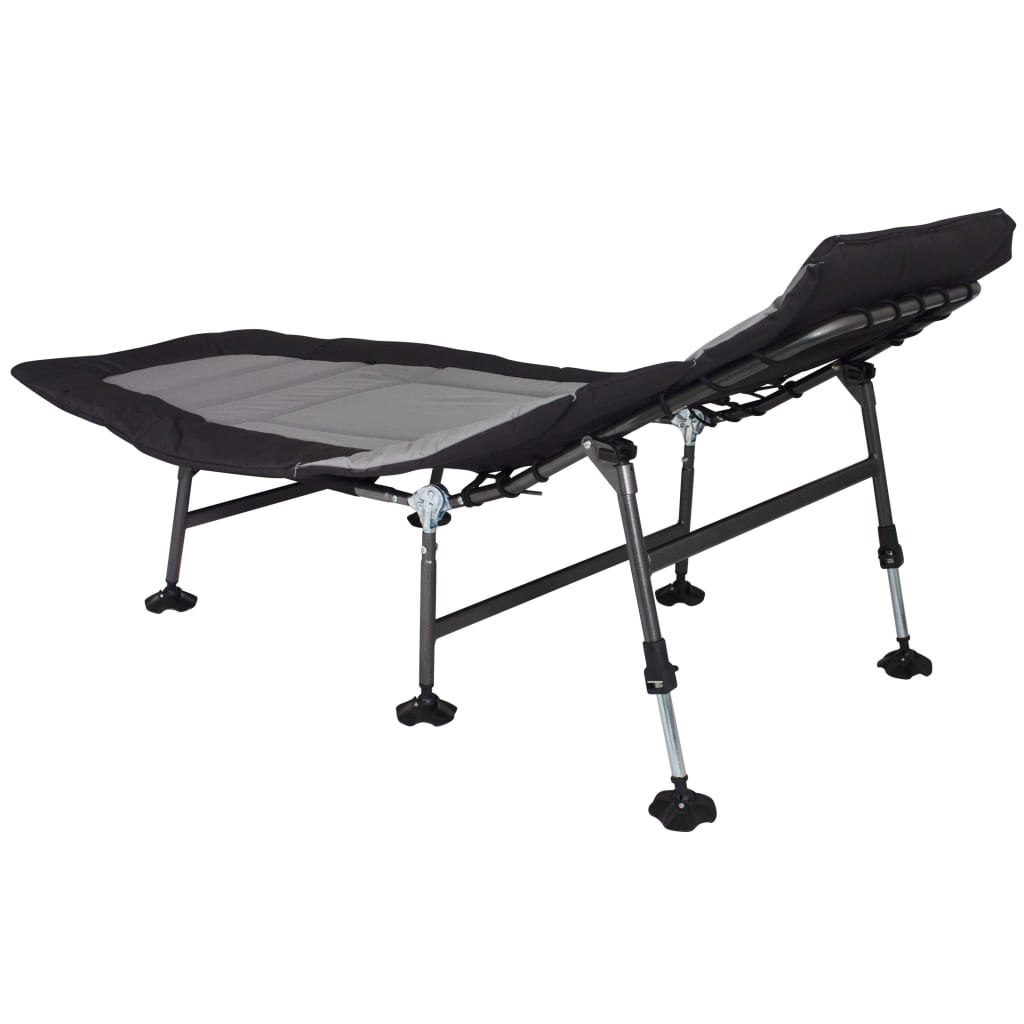 Lit de camping Eurotrail Royal gris et noir