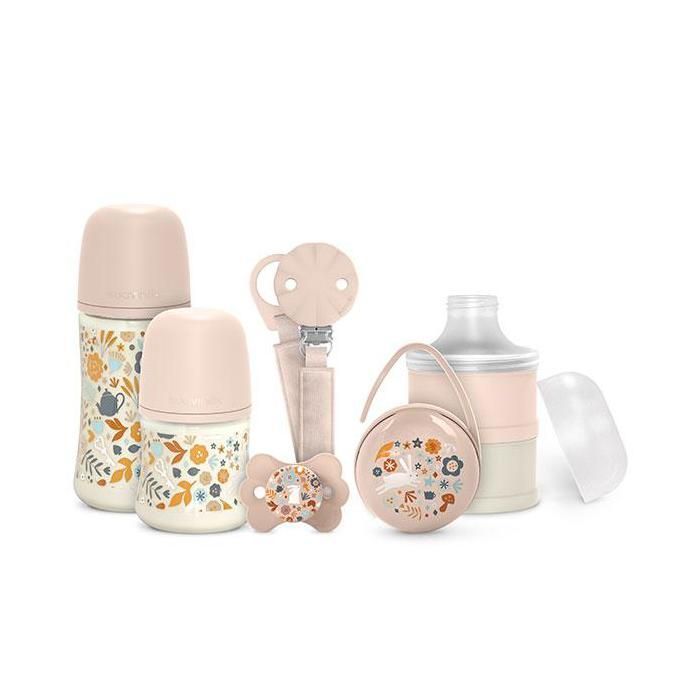 Suavinex, Wonderland, Welkom baby set - Wonderland roze