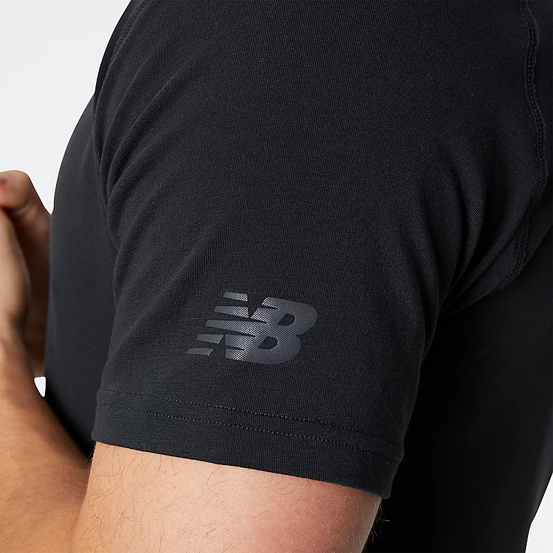 Męska koszulka T-shirt RW Tech med teknologi Dri-Release – CZARNY