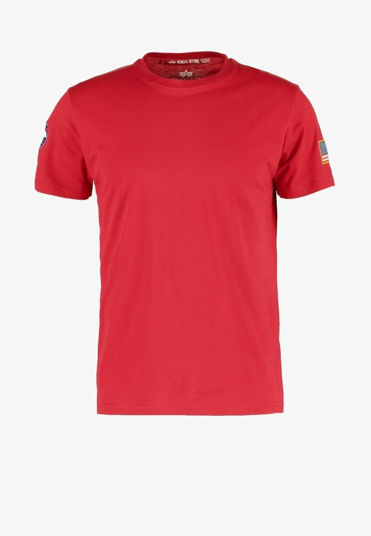 T-shirt imprimé Alpha Industries - rouge