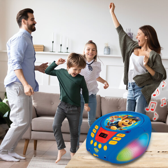 Paw Patrol Bluetooth® CD player with light effects