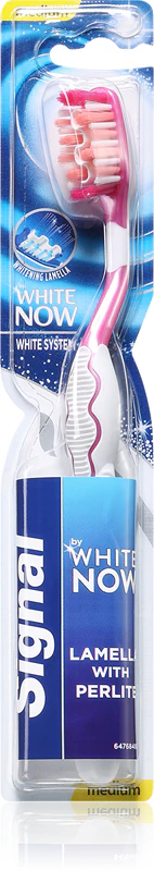 Escova de dentes Signal White System tamanho médio