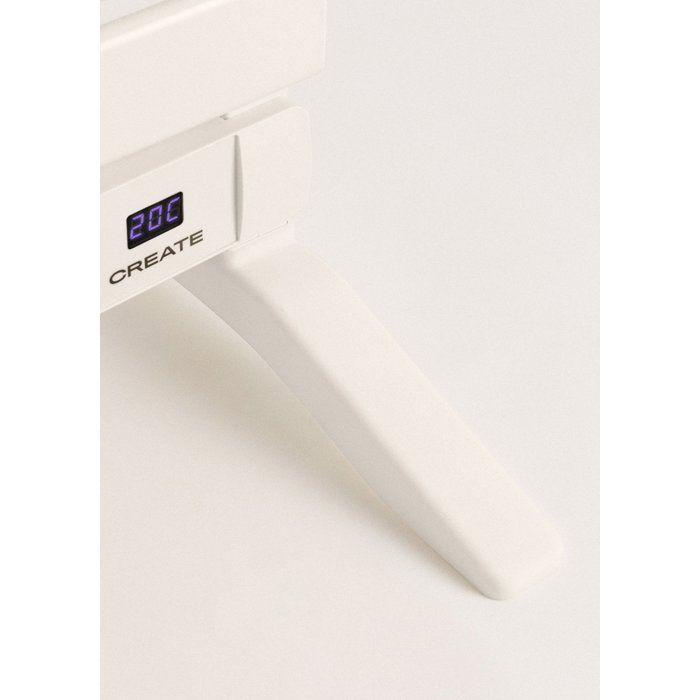 Sèche-serviettes électrique - Create - WARM TOWEL - 500W - Minuterie 8h - Écran LCD