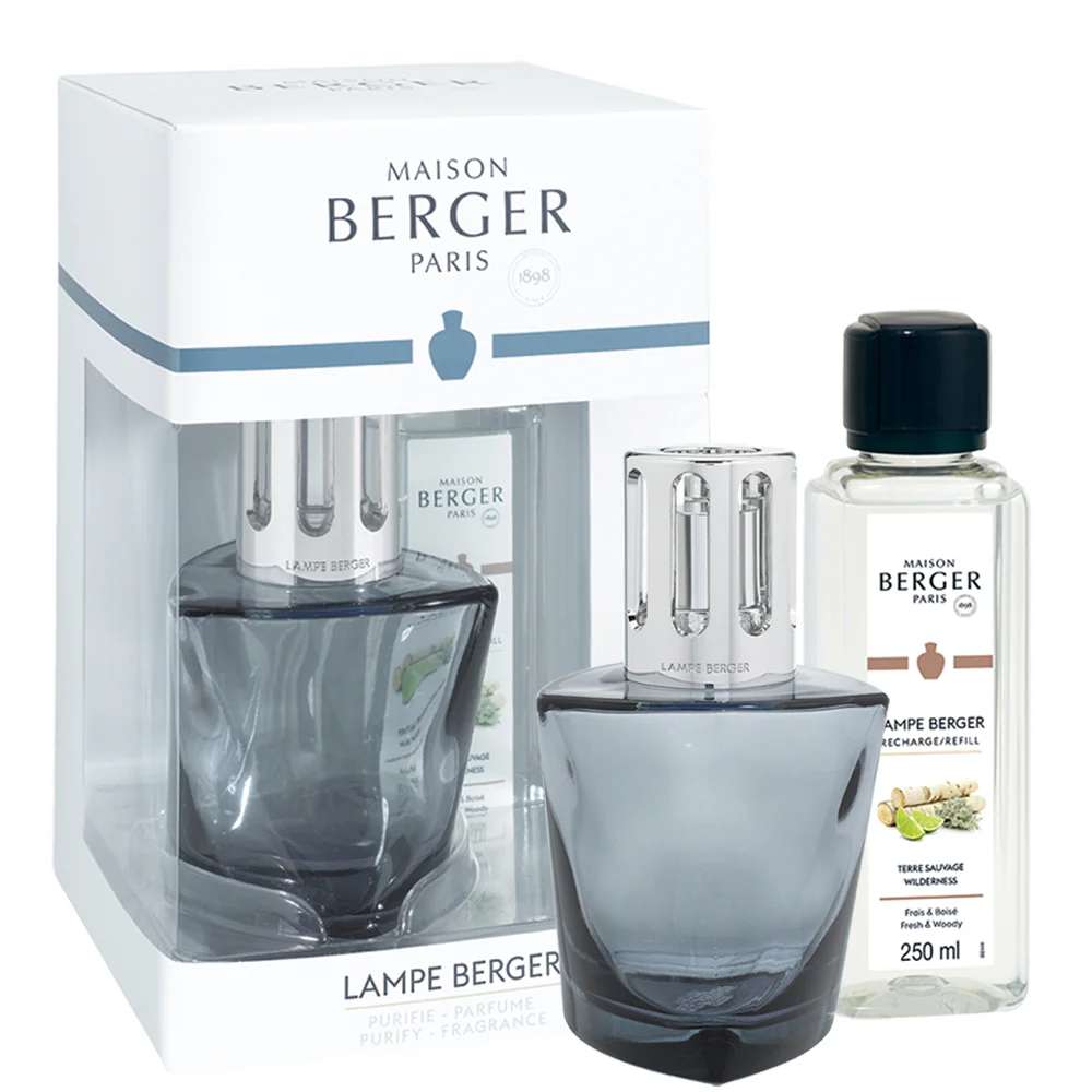 Lampe Coffret Terra Noir - Cofanetto con Lampada, Lampada Catalitica, Profumo per Lampada Catalitica