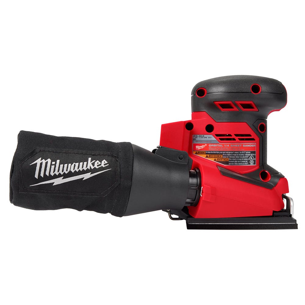 MILWAUKEE 18V 1/4 Blechschleifer M18BQSS0