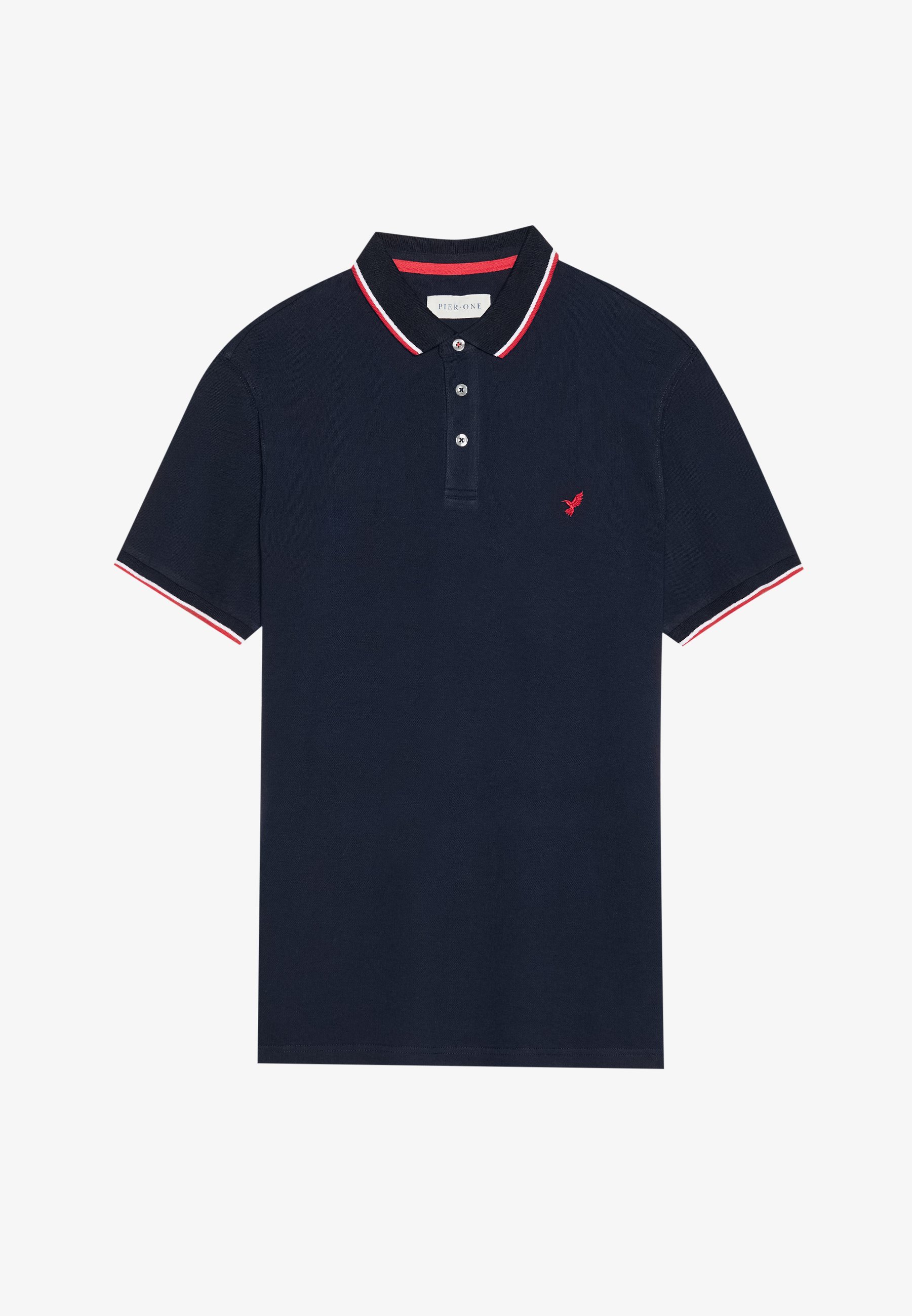 Polo Pier One SLIM - bleu foncé