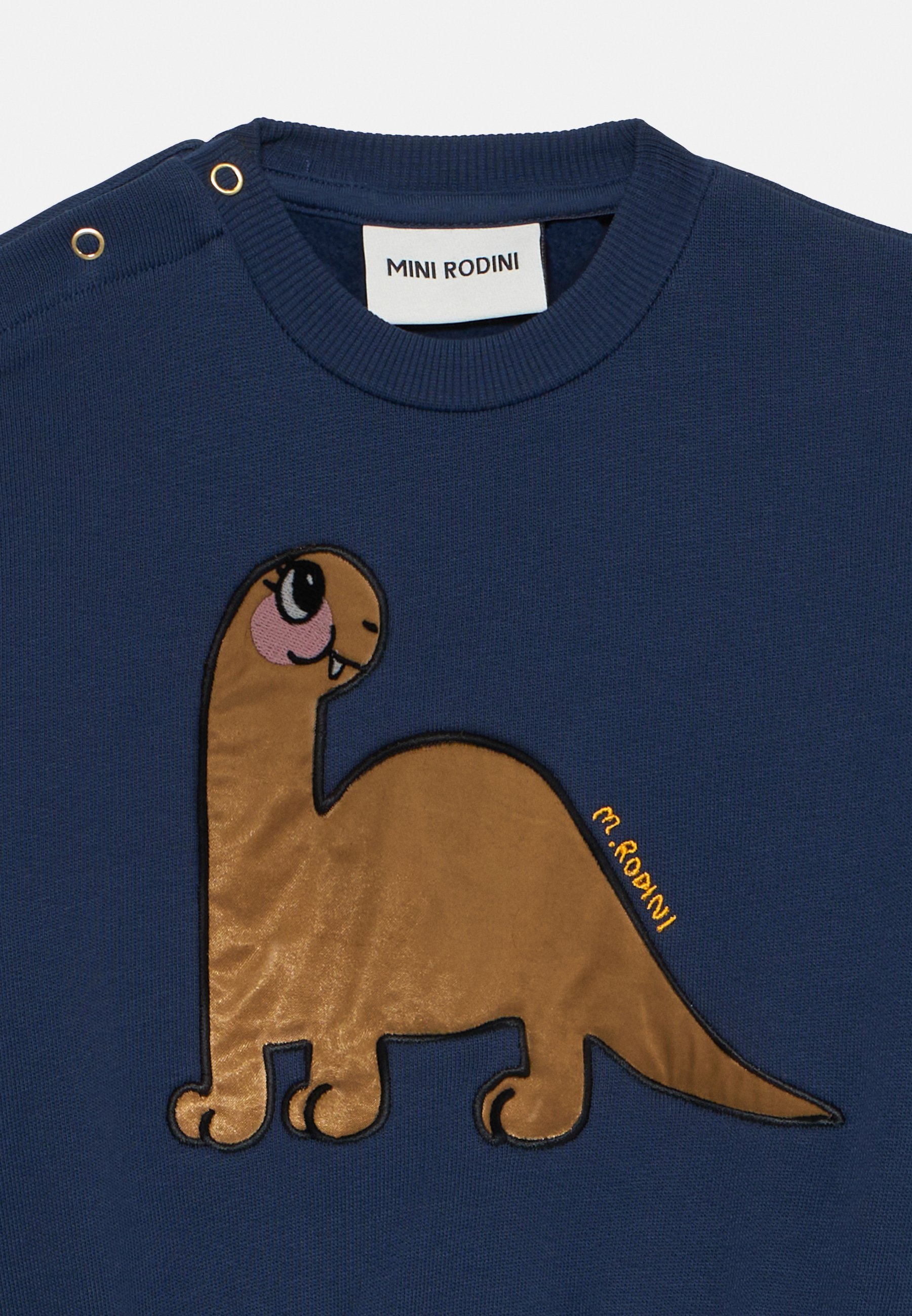 MINI RODINI DINO APPLICATION UNISEX - Mikina - blue