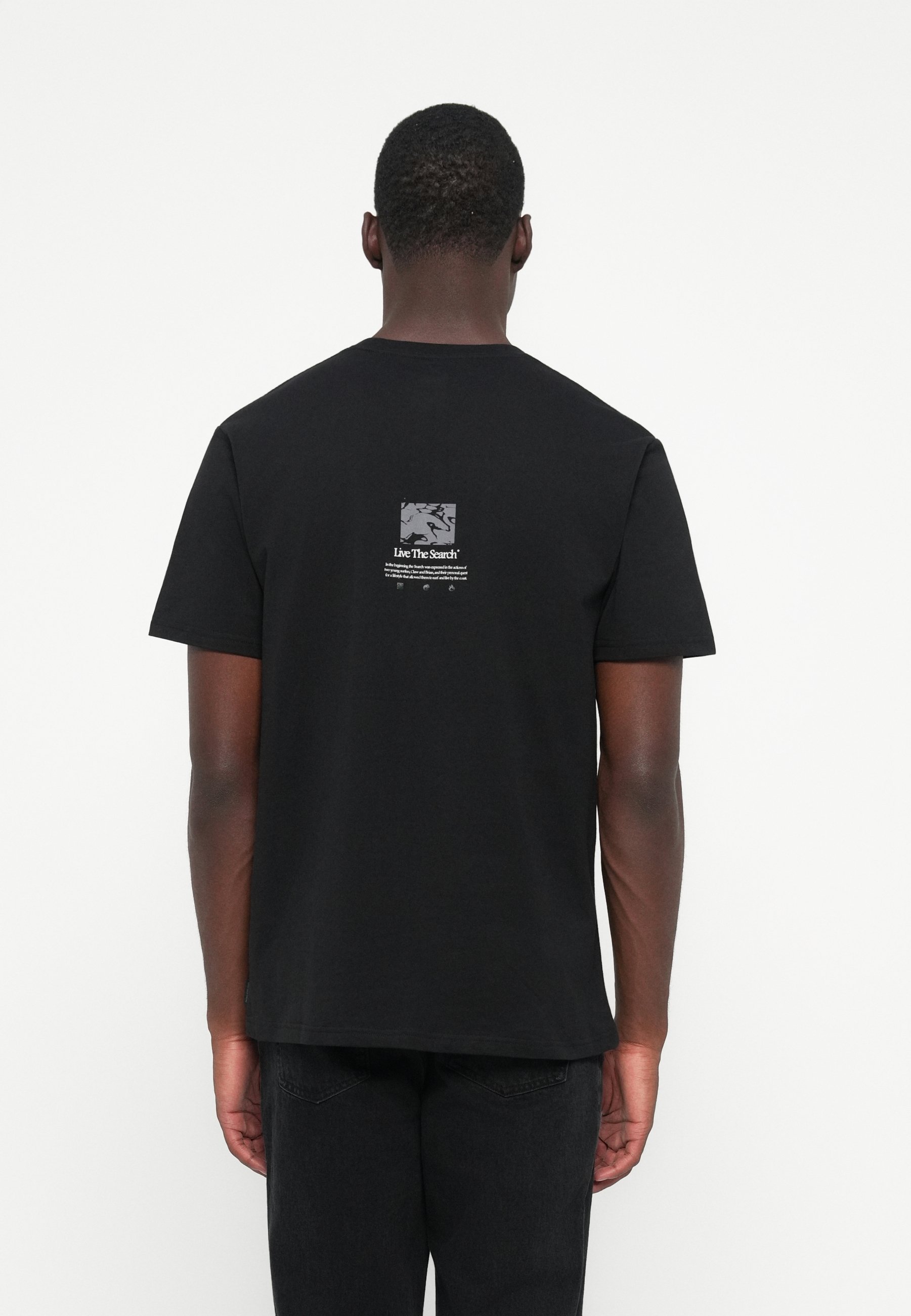 Rip Curl SEARCH EXCURSIONS T-shirt, unisex - T-shirt met print - zwart