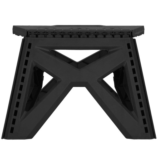 Taboret składany do 100 kg podest, stopień wys. 23 cm czarny