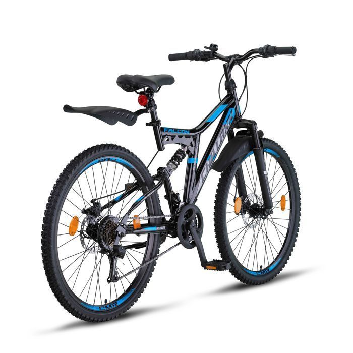 Mountain bike - CHILLAXX Falcon - 26 inches - 21 speeds - Black-blue - disc brake
