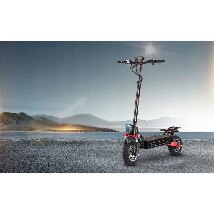 Patinete eléctrico BOYUEDA Q7 Pro Max - 2 motores de 1600 W - Batería de 52 V y 28 Ah - Neumáticos de 10 pulgadas - Autonomía de 110 km - Pantalla LCD