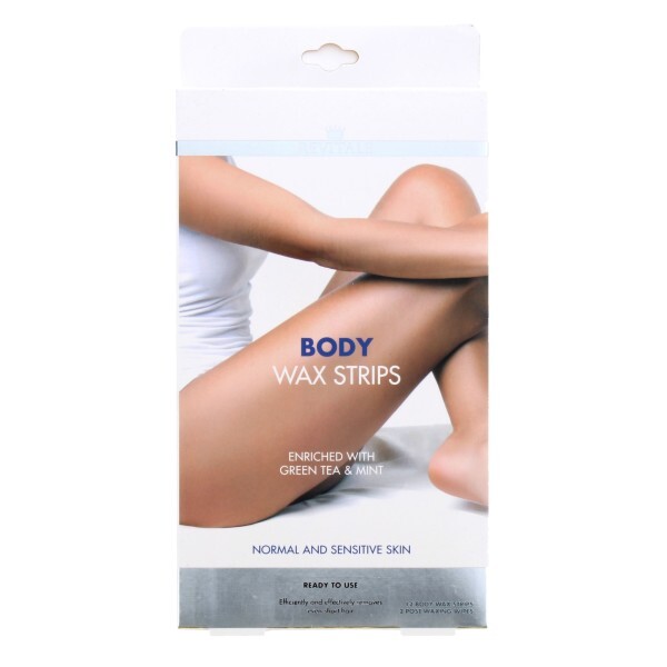 Bandas de cera corporal Revitale para piel normal y sensible (12 unidades)
