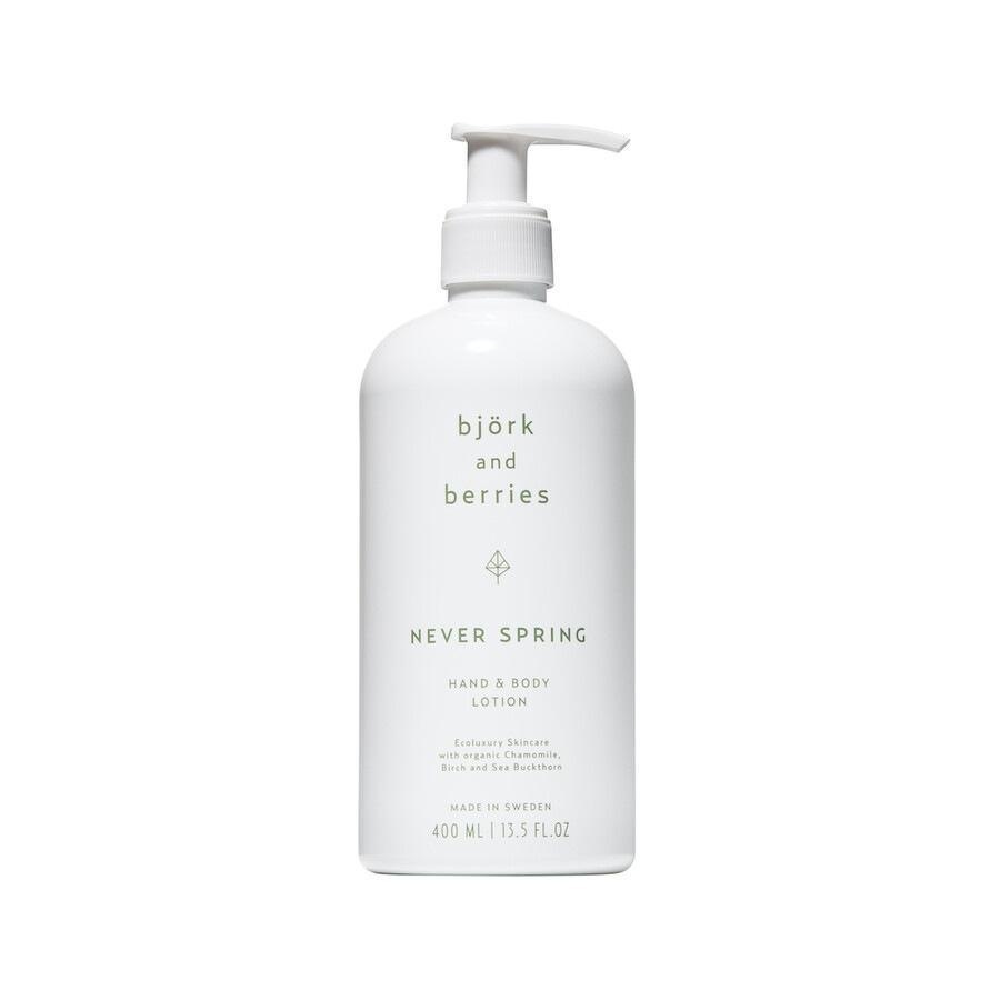 Björk & Berries „Never Spring“ kūno losjonas rankoms ir kūnui, 400 ml