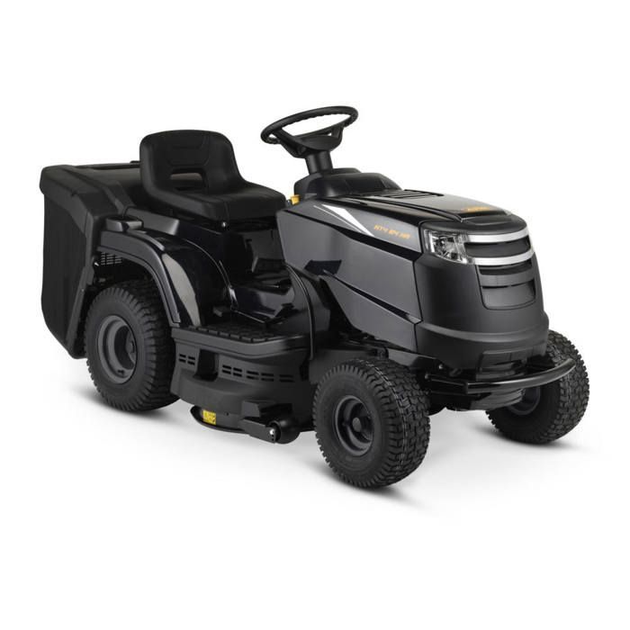 Tractor de jardín – Alpina – AT4 84 HA – 6,3 kW, ancho de corte de 84 cm, recogedor de hierba de 200 L, transmisión hidrostática, hasta 3000 m²