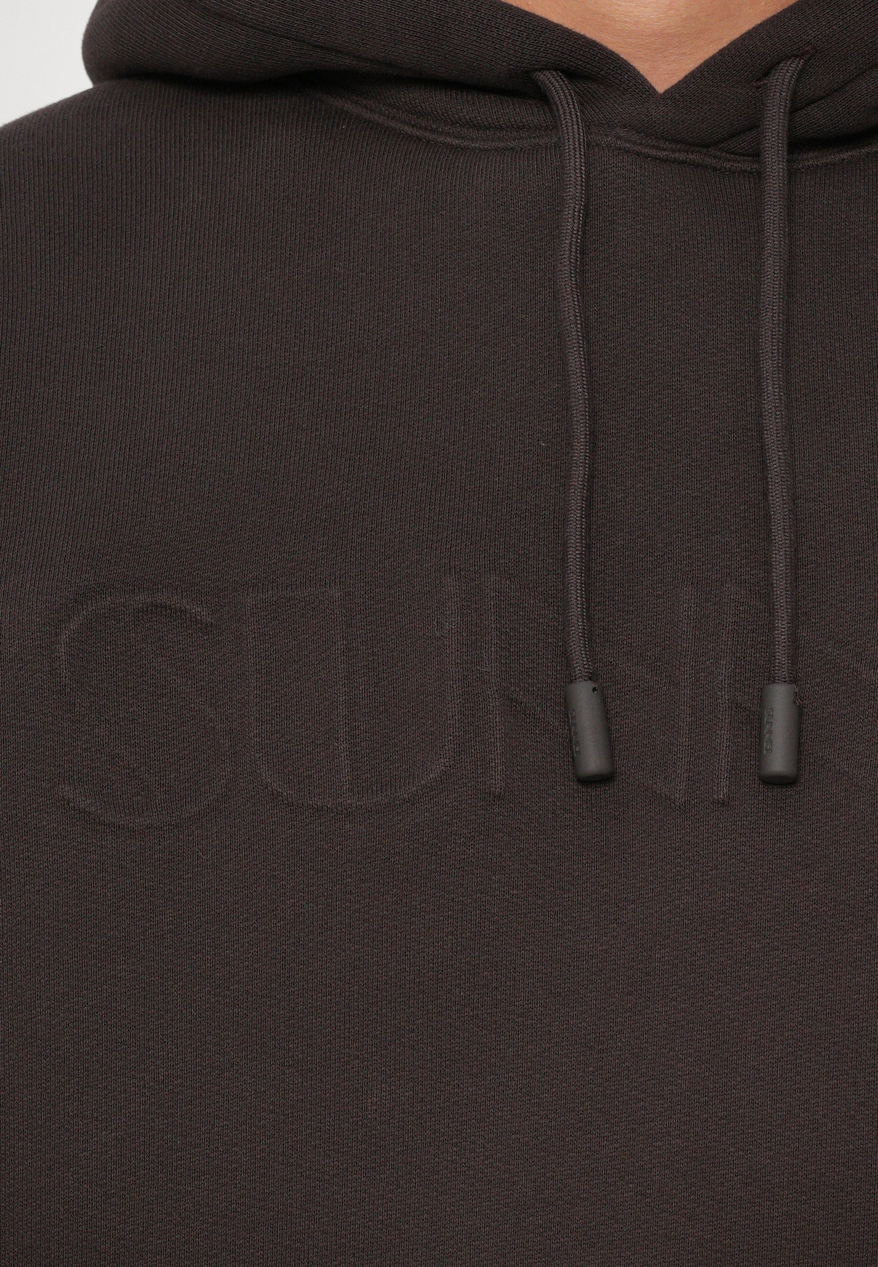 Sunnei dvigubas džemperis su gobtuvu unisex - džemperis su gobtuvu - šokolado ir slyvos spalvos