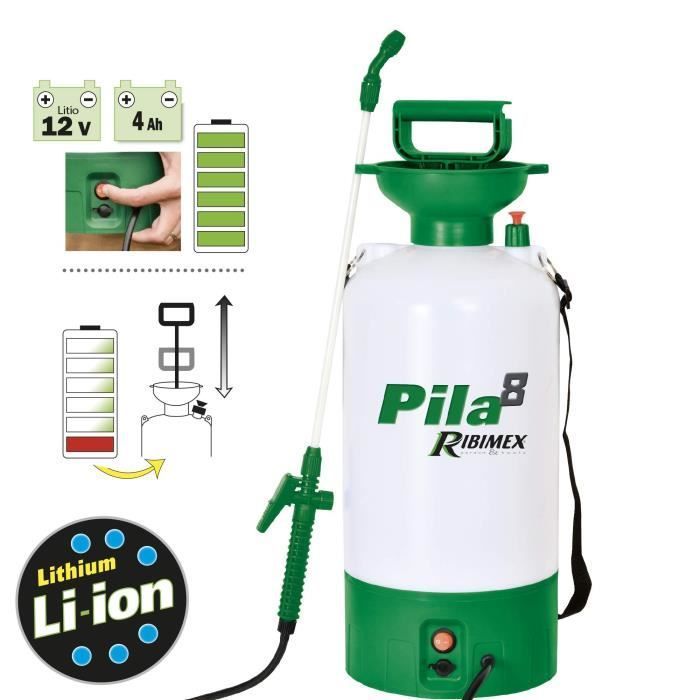 RIBIMEX Pila8 Battery-Powered Sprayer - 8L