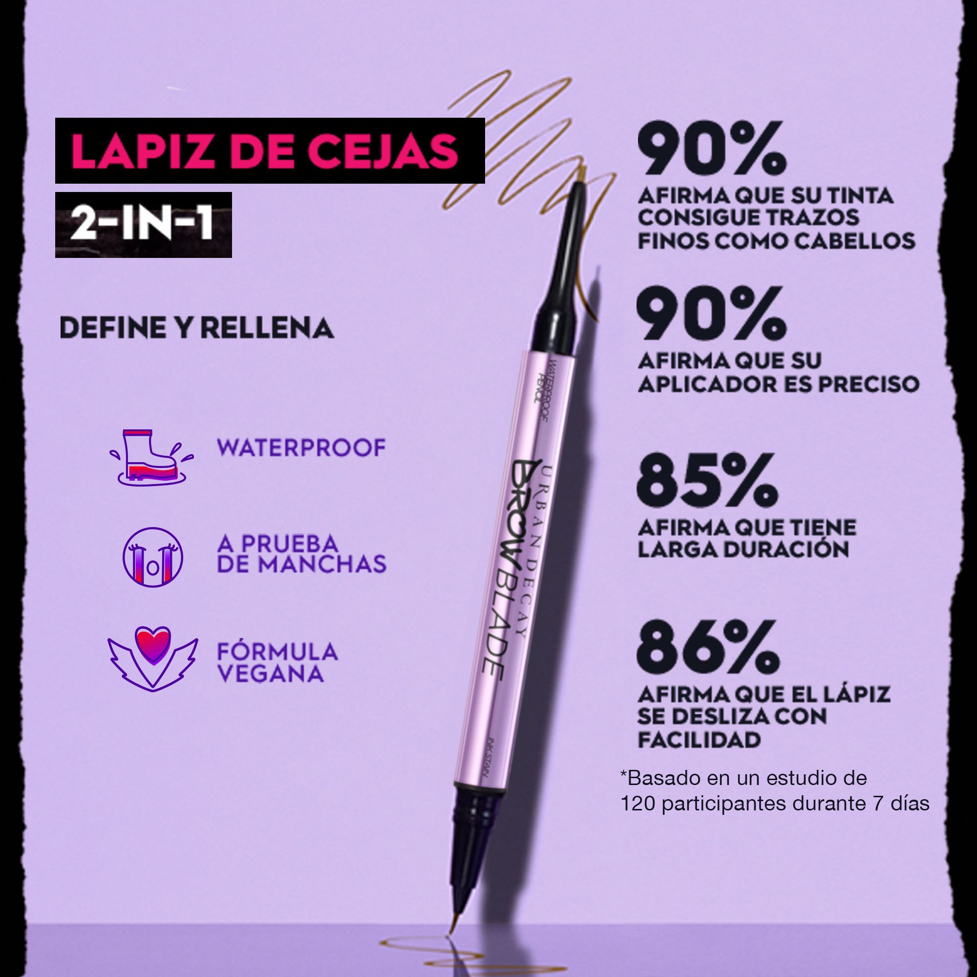 Olovka za obrve Brow Blade 2 u 1 Luksuzni proizvodi za obrve