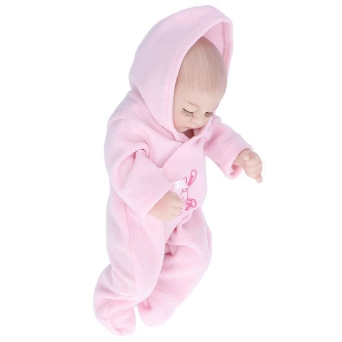 Muñeca bebé reborn - OMABETA - 25 cm - Silicona suave - Aspecto realista - Fácil de limpiar