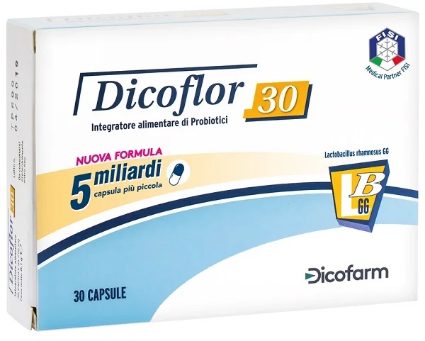 DICOFLOR DicoFlor 30 Voedingssupplement met melkzuurfermenten 30 glutenvrije capsules
