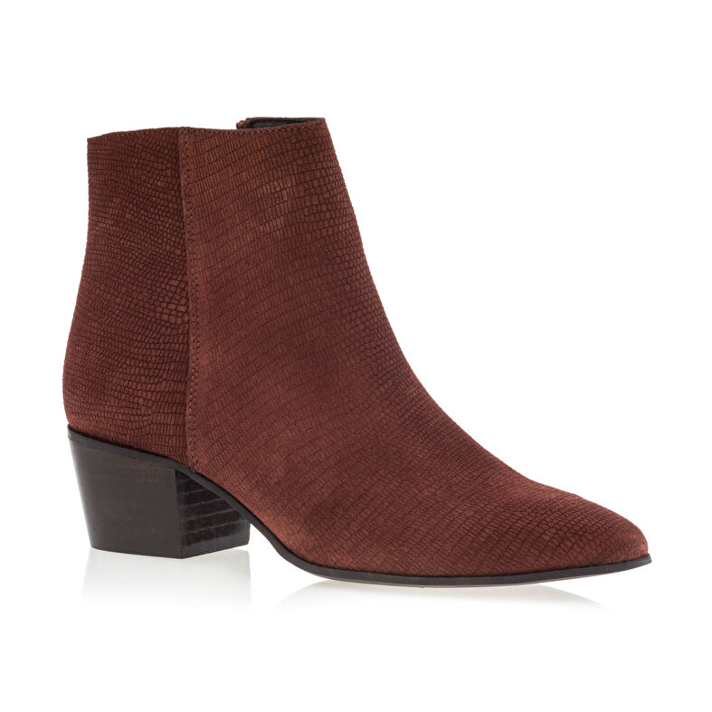 Pomarańczowe buty damskie / botki