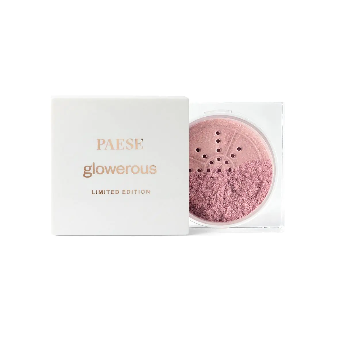 Paese Glowerous - Sypki rozświetlacz 01 Rose 5g