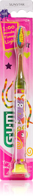 GUM Kids tandenborstel met zuignap voor kinderen