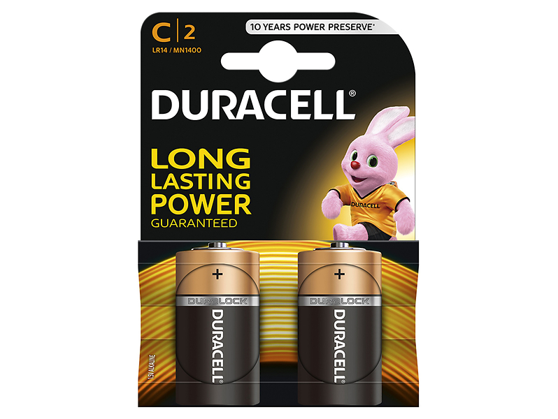 Baterie alkaliczne Duracell Basic C/LR14