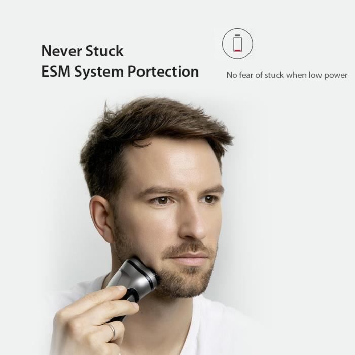 Xiaomi Enchen BlackStone 3D Electric Shaver - USB Rechargeable - Low Noise - Beard Trimmer for Men