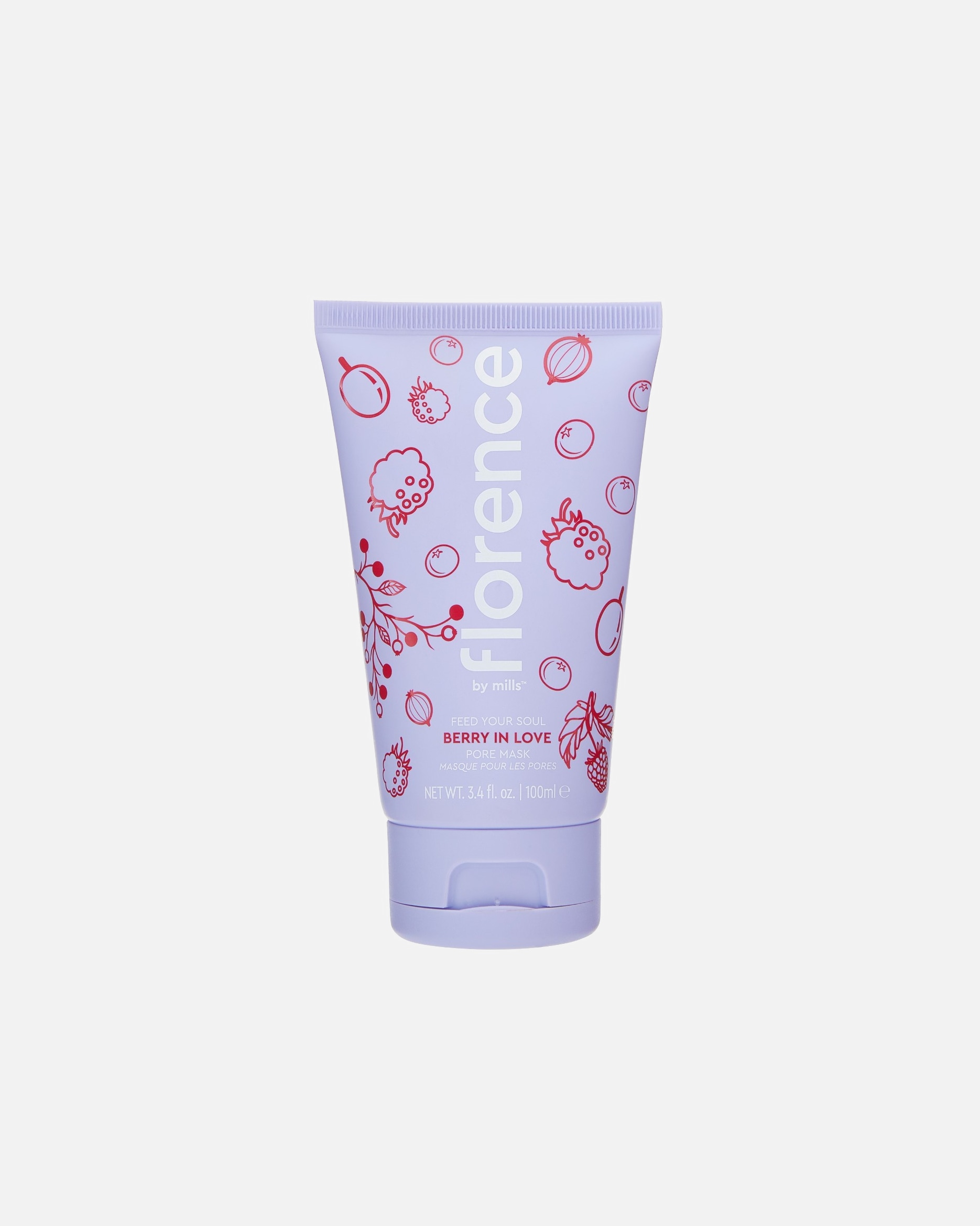 Florence By Mills Glow Mask Feed Your Soul Berry In Love Pore - 96 g