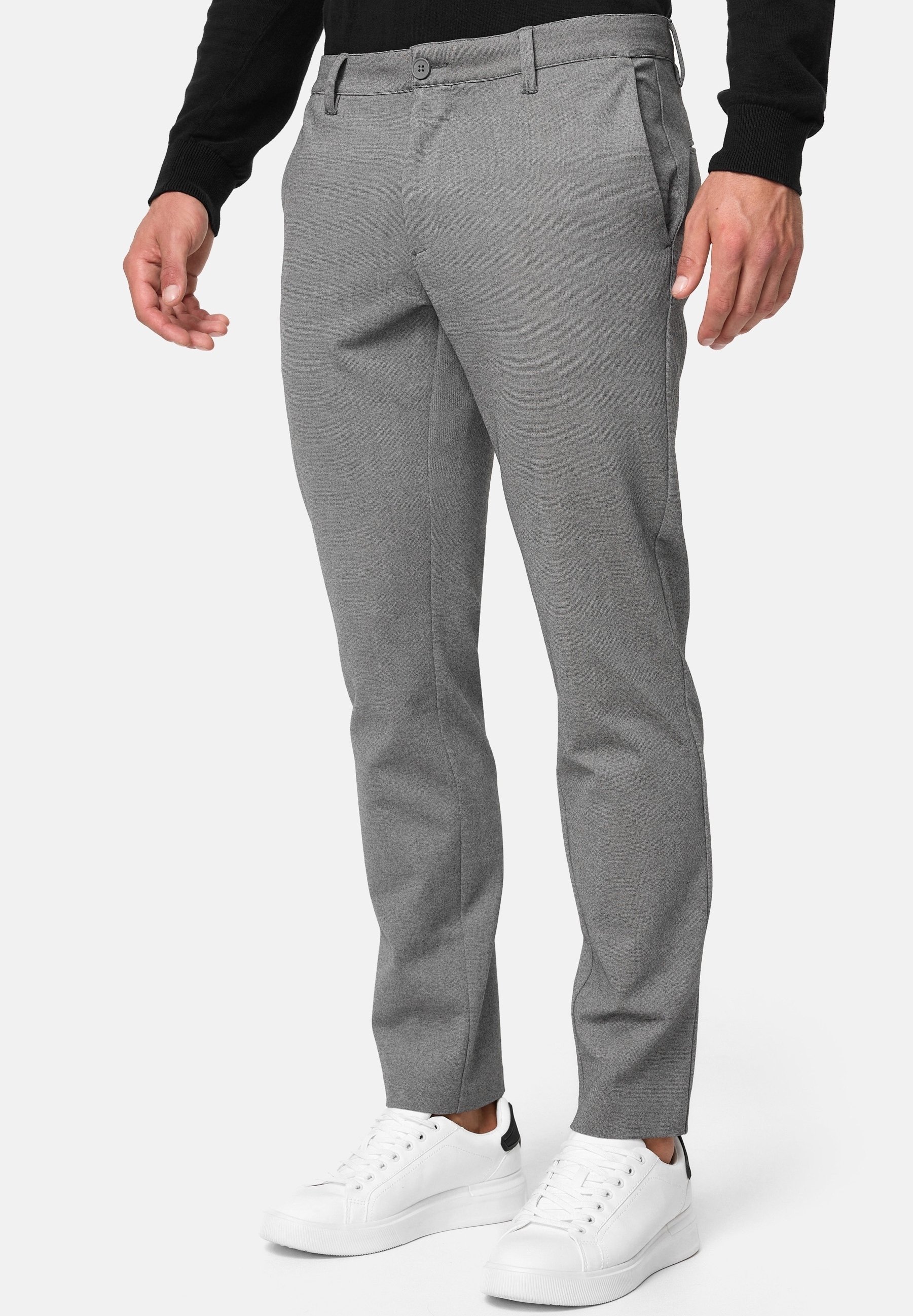 INDICODE JEANS Chino's - grijs