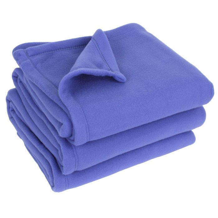 Coperta in pile 220x240 cm 100% poliestere 350 g/m2 TEDDY viola Liberty