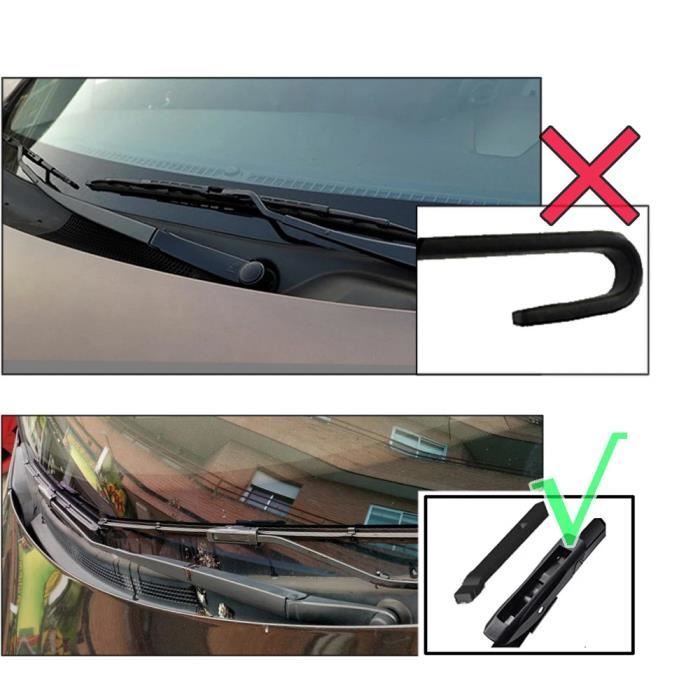 Set van 3 ruitenwissers voor en achter voor Dacia Renault Sandero II 2015 2016 2017 2018 2019