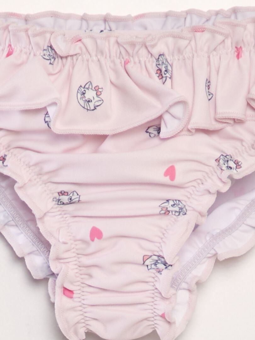 'Disney' bikinibroekje met ruches - ROZE