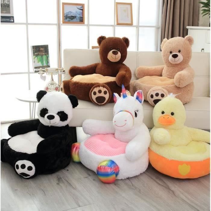 Fauteuil Bébé Canapé enfant en Peluche - Marque - Modèle - Ours en Peluche - Coussin enfant