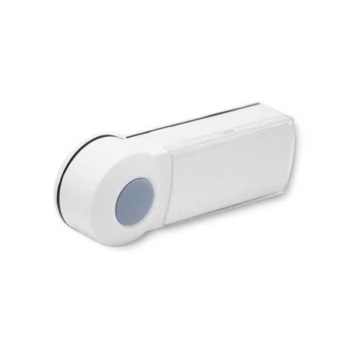 Campainha sem fio EXTEL Carillo - Alcance de 100 m - 36 toques - Botão à prova d'água IP44