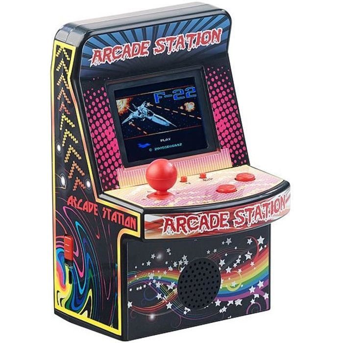 Mini arcadekast - MGT - 8-bit - 200 spellen - kleuren LCD-scherm