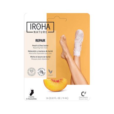 „Iroha Nature Repair“ pėdų kaukė su taukmedžio sviestu 2 x 9 ml