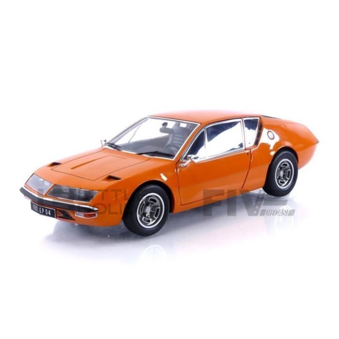 Miniatur-Sammlerauto - NOREV 1/18 - ALPINE A310 1600 VF - Weiß und Orange