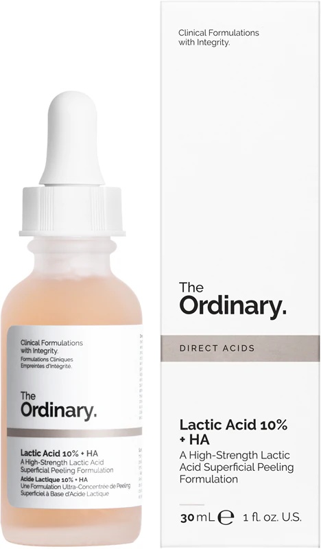 The Ordinary Lactic Acid 10% + HA serum za glajenje in piling kože